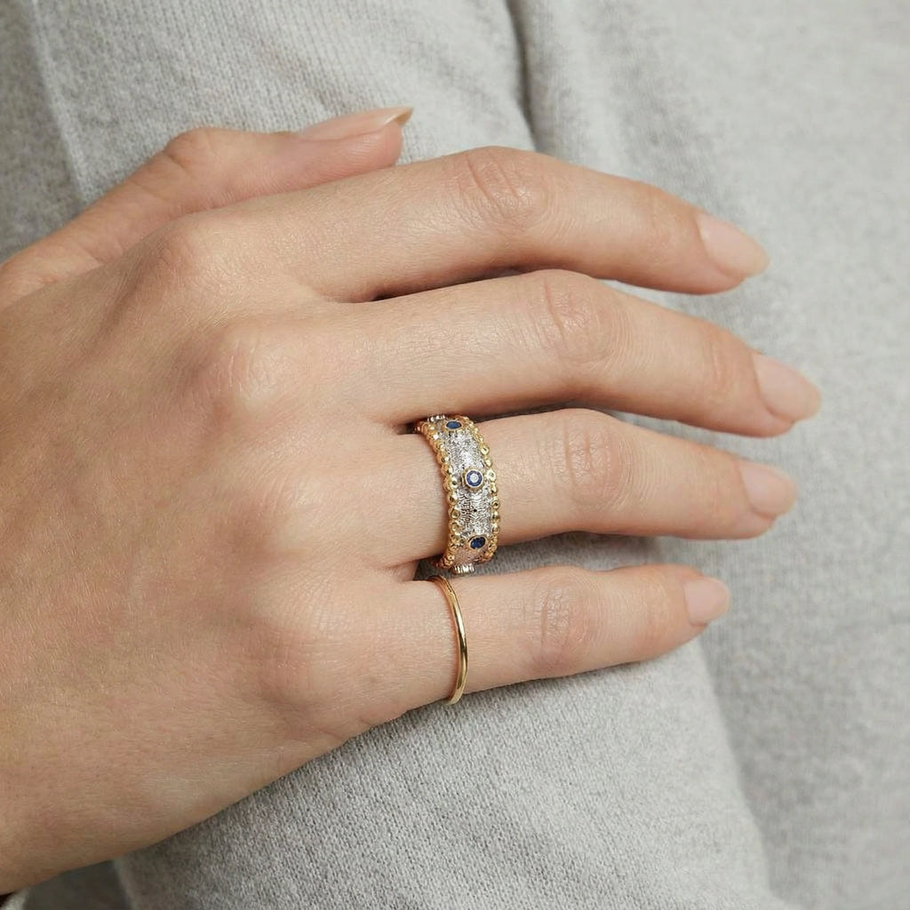 Azure Dreams Band Ring